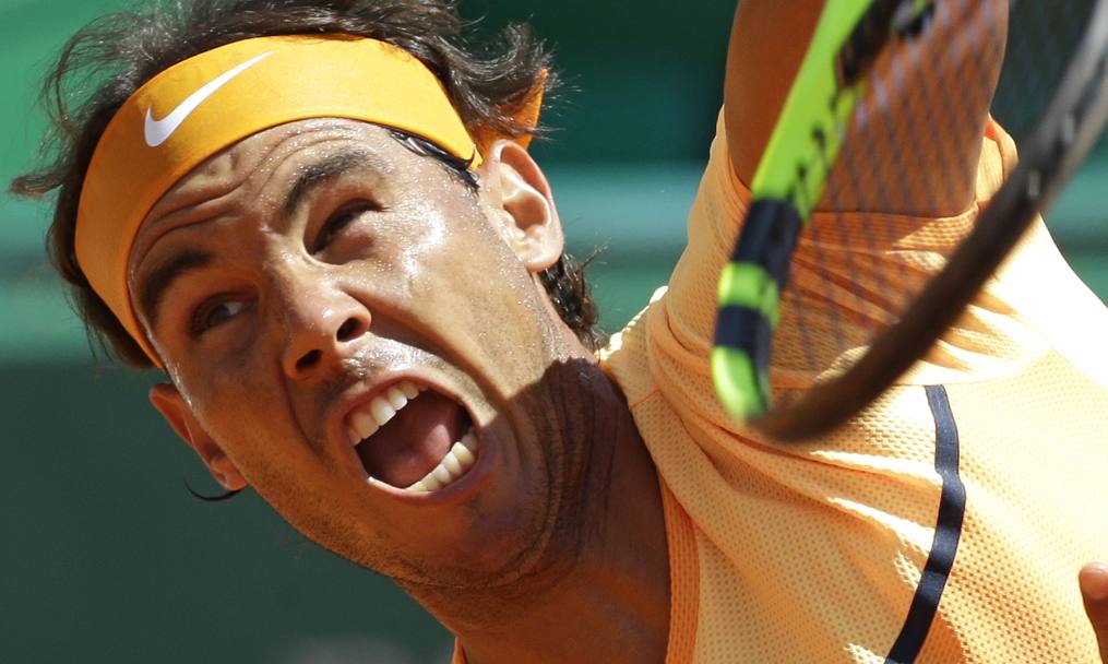 Rafa Nadal, 29 anni, ha collezionato 42 partite consecutive, dalla sconfitta con Coria negli ottavi del 2003 alla finale persa nel 2013 contro Djokovic. (Ap)